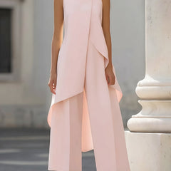 Imogen™ Sculpted High-Neck Wide-Leg Jumpsuit