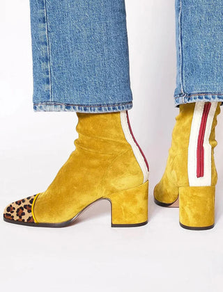 Jenna™ Chic Mid-Heel Ankle Boots