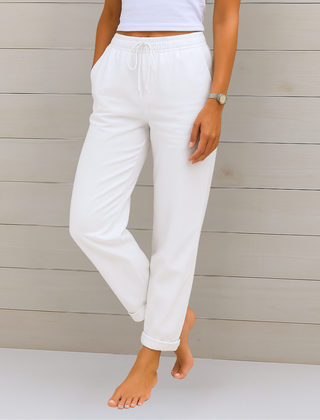 Adrianna™ Premium Linen Stretch Trousers
