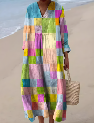 Mikayla™ | Colour-Block Summer Dress