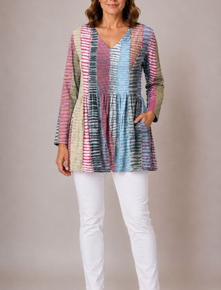 Margo | Long Blouse with V-Neck