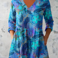 Willow| Long Blouse with V-Neck