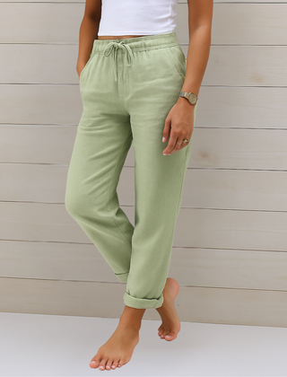 Adrianna™ Premium Linen Stretch Trousers