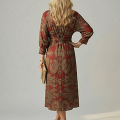Lune™ Natural Wrap Midi Dress