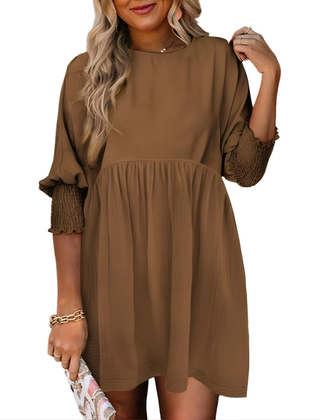 Dorothy™ Casual Crew Neck Loose Fit Mini Dress