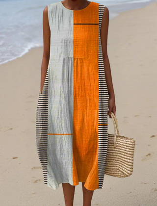 May™ Colorblock Midi Dress