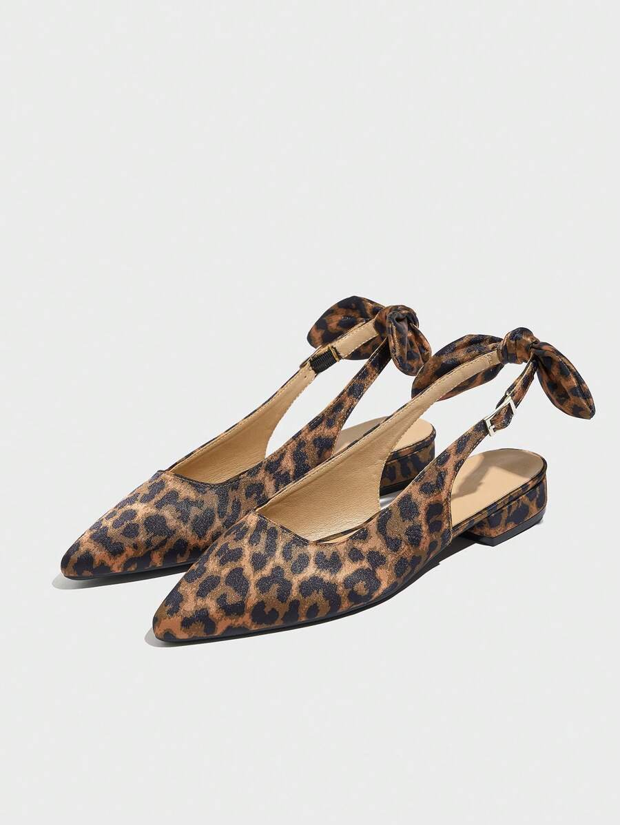 Aleena™ Chic Leopard Print Flats