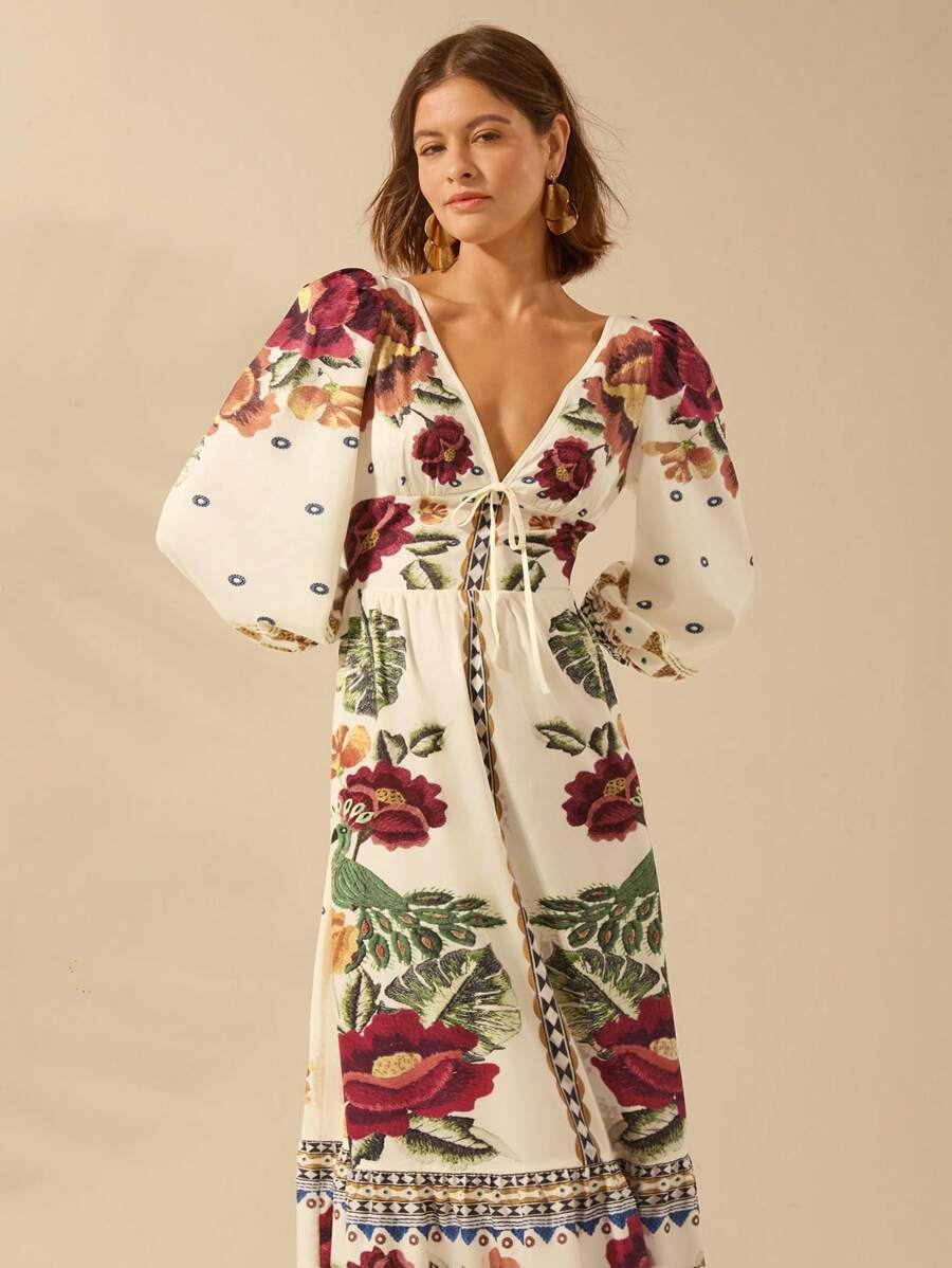 Lillian™ | Floral Holiday Dress