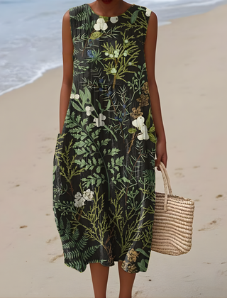 Rowyn™ | Artistic Sleeveless Summer Dress