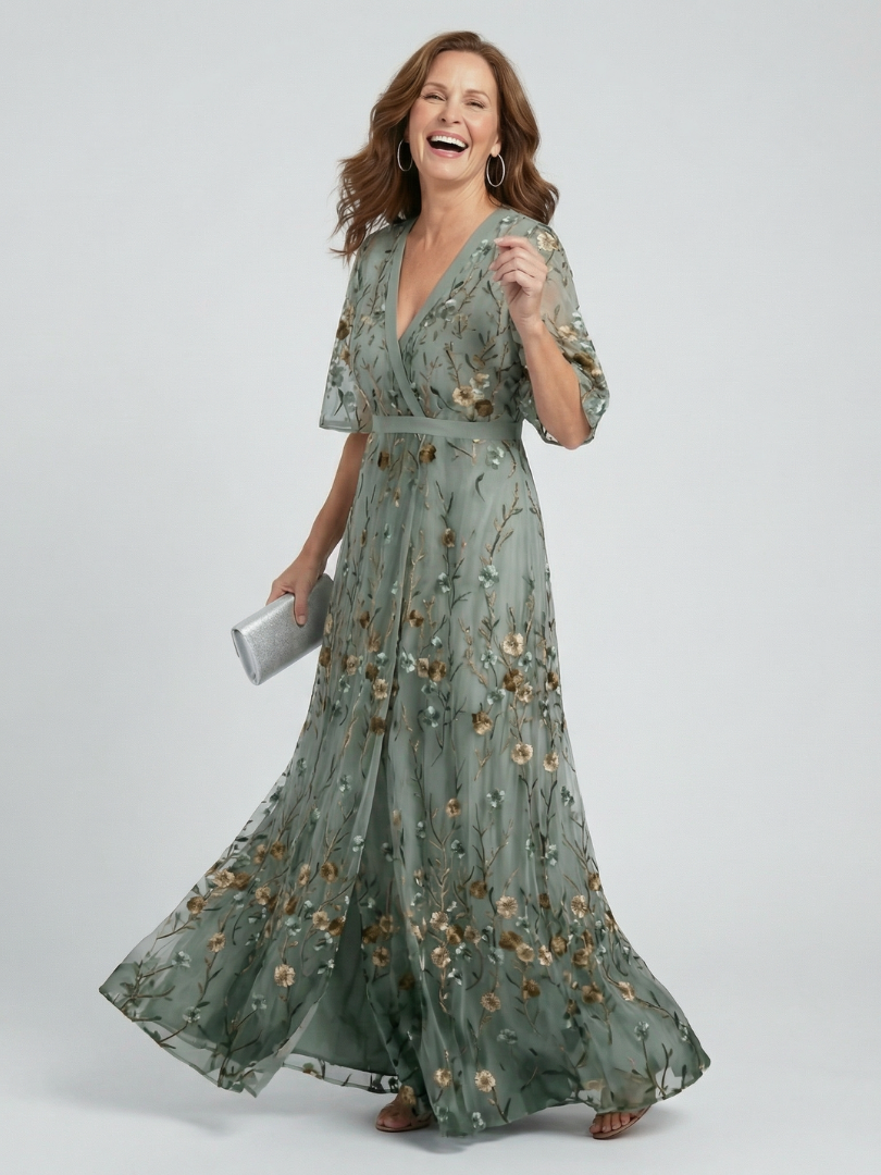 Selora™ Halter Bloom Flow Maxi Dress