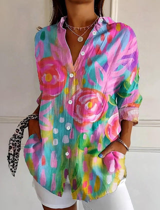 Roseanne™ Floral Breeze Button-Up Shirt