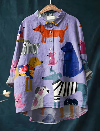 Tresha™ Playful Print Blouse