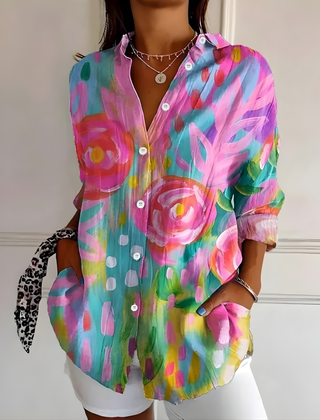 Arleth™ Colorful Pattern Blouse
