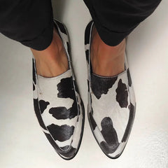 Billie™ Trendy Cow Print Slip-Ons