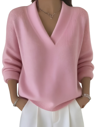 Maggie™ Effortless V-Neck Jumper
