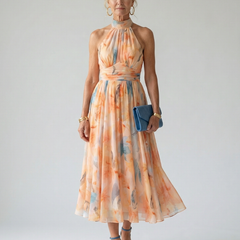 Florentina™ Soft Halter Midi Dress
