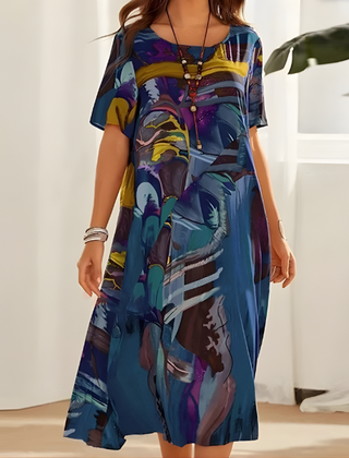 Heather™ Comfortable Floral Dress