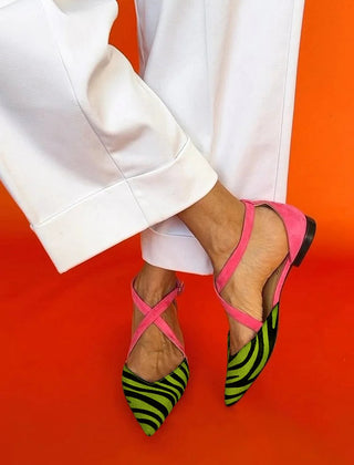 Ellis™ Chic Zebra Print Flats