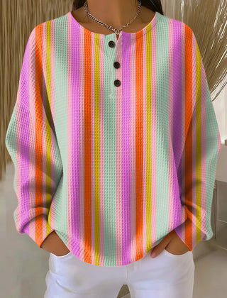 Miller™ - Sweater with Colorful Stripes
