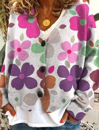 Hana - Colorful Comfortable Knitted Sweater