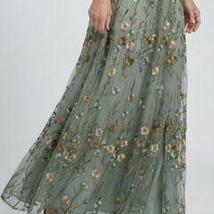 Selora™ Halter Bloom Flow Maxi Dress