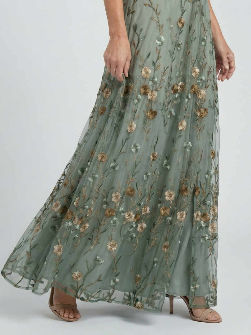 Selora™ Halter Bloom Flow Maxi Dress