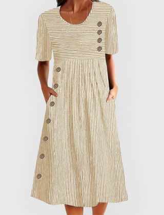 Jovie™ Striped Midi Dress