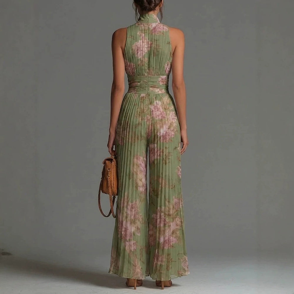 Sofia™ Pleated Floral Jumpsuit
