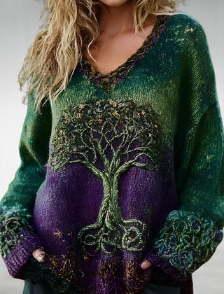 Della™ Boho Knit Jumper
