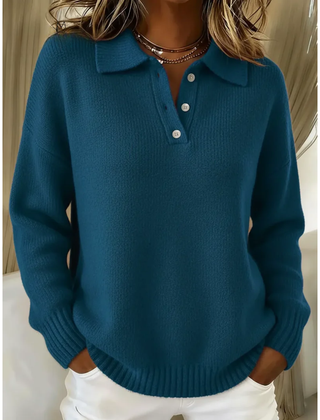 Avianna™ Collared Button Knit Sweater