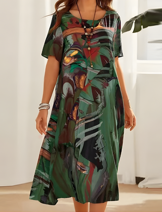 Heather™ Comfortable Floral Dress