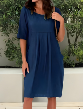 Elicia™  Relaxed Fit Dress With Pockets