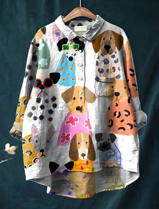 Tresha™ Playful Print Blouse