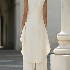 Imogen™ Sculpted High-Neck Wide-Leg Jumpsuit