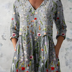Willow| Long Blouse with V-Neck