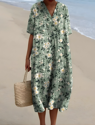 Brittany™ | Elegant Floral Summer Dress