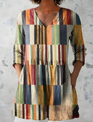 Willow| Long Blouse with V-Neck