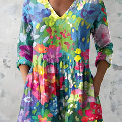 Willow| Long Blouse with V-Neck