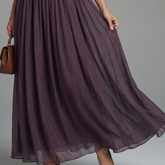 Elia™ Gathered Waist Keyhole Maxi Dress