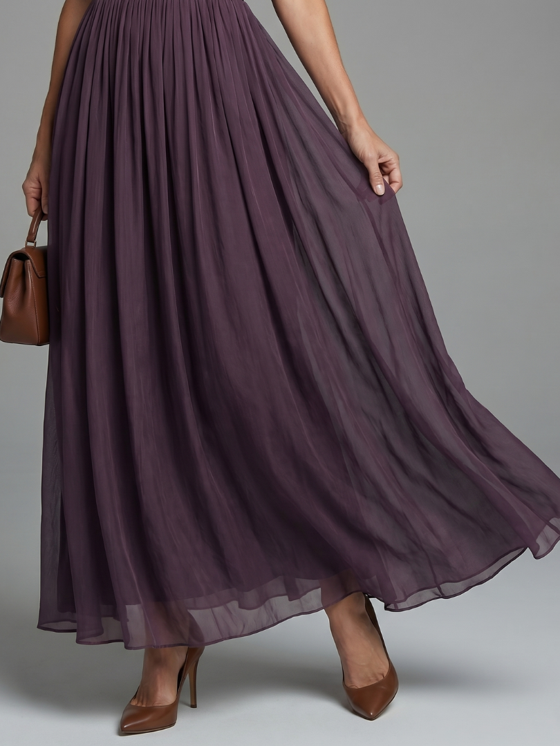 Elia™ Gathered Waist Keyhole Maxi Dress