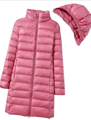 Katie - Long Ultralight Puff Down Jacket