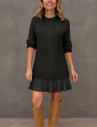 Elara™ Cashmere Blend Knit Dress