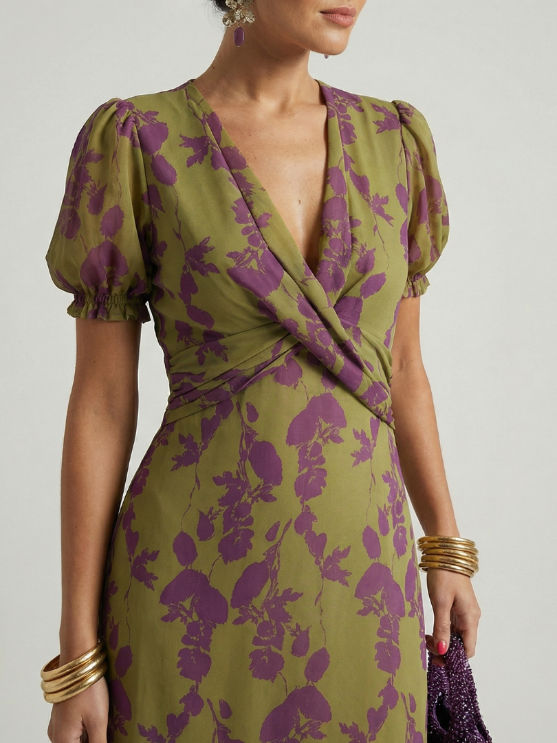 Rosamund™ Relaxed Floral Midi Dress