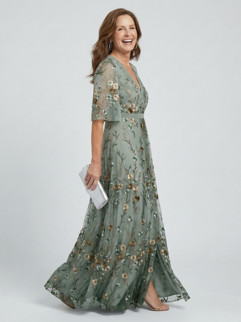 Selora™ Halter Bloom Flow Maxi Dress