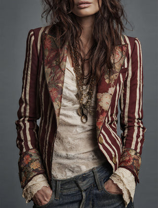 Eden™ Bohemian Striped Blazer