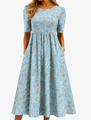Skye | Mosaic Pocket Maxi Dress