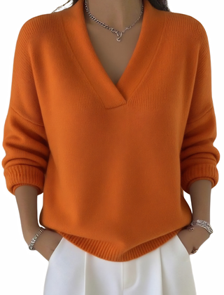 Maggie™ Effortless V-Neck Jumper
