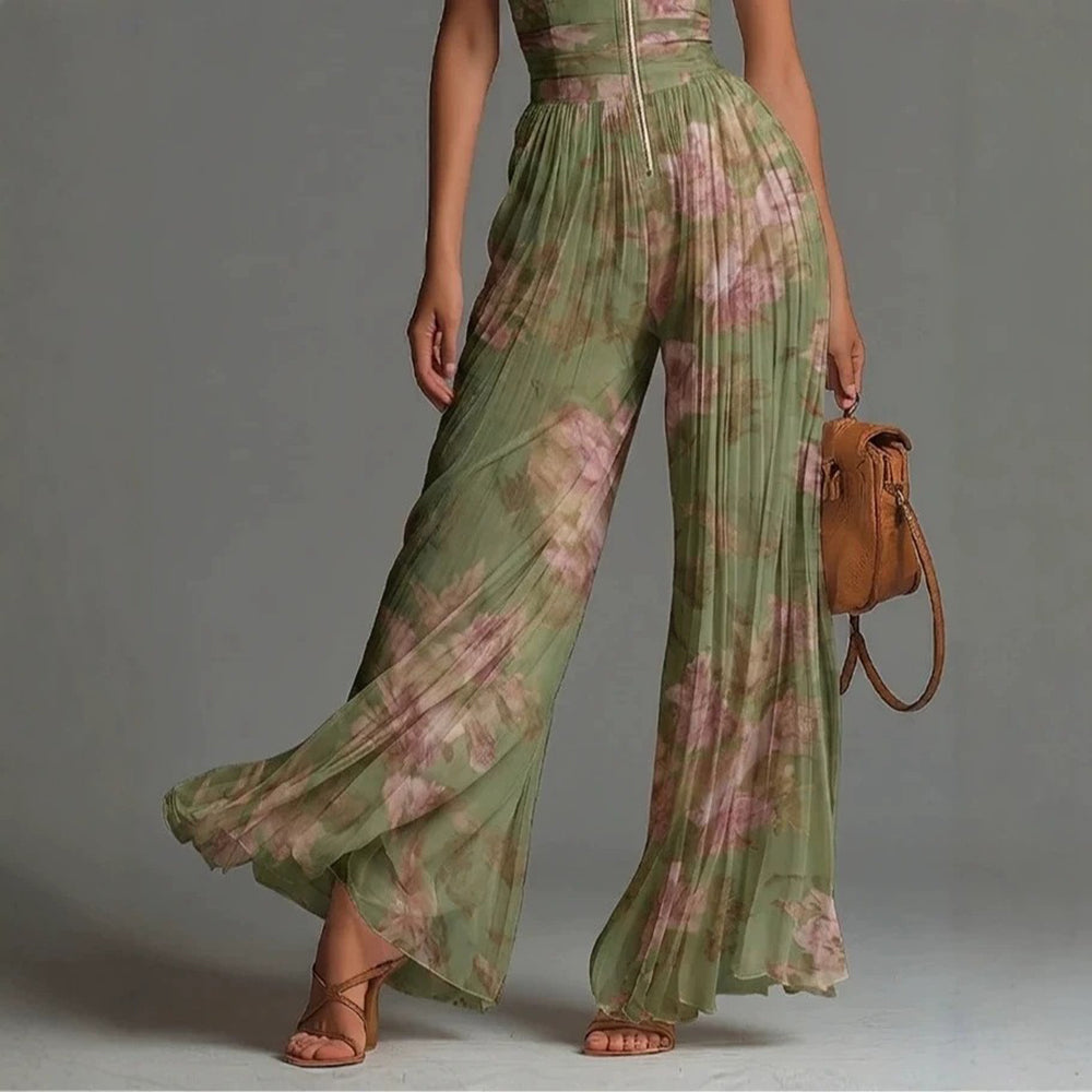 Sofia™ Pleated Floral Jumpsuit
