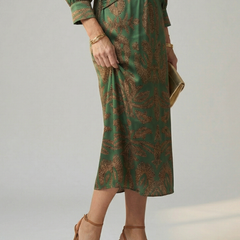Lune™ Natural Wrap Midi Dress