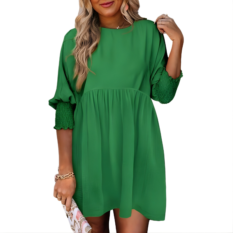 Dorothy™ Casual Crew Neck Loose Fit Mini Dress
